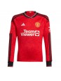 Manchester United Donny van de Beek #34 Replika Hemmakläder 2023-24 Långärmad